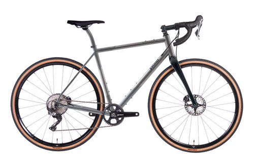 Double Ace Titanium GRAVEL | Complete Bike Standard Raw  (Brushed/Sandblast)