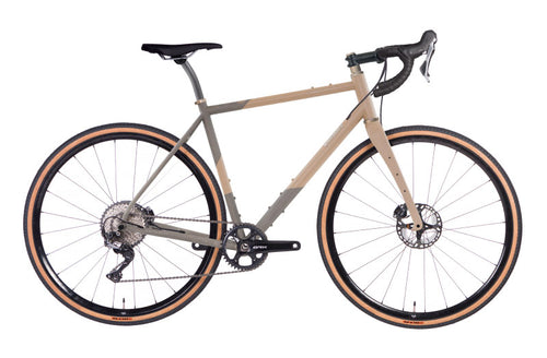 Double Ace Titanium GRAVEL | Complete Bike Custom Cerakote (Desert Sand/Sandblast)