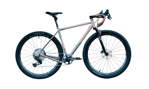 Double Ace Plus+ Titanium GRAVEL | SRAM Force 1*12 Complete Bike Custom Cerakote (McMillan® Tan/Sandblast)