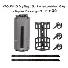 Load image into Gallery viewer, XTOURING Dry Bag - Honeycomb Iron Grey + Versacage Bundle